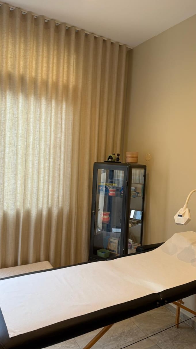 Salle de soin Sourire Prestige, vue rapprochée d’un fauteuil